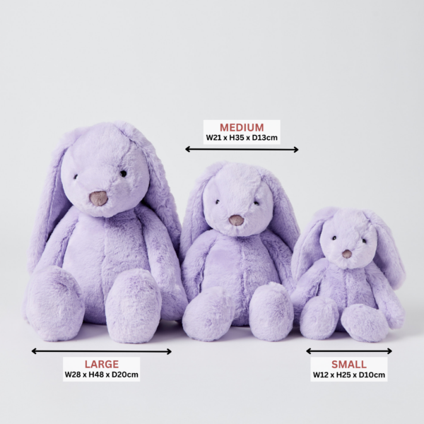 Jiggle & Giggle 48cm Bunny Plush Toy - Peach - Image 2