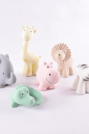 Tikiri My First Zoo Animals Natural Rubber Toys