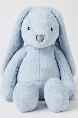 Jiggle & Giggle 48cm Bunny Plush Toy - Pale Blue
