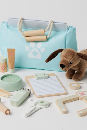 Wooden Vet Play Set