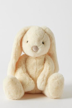 Jiggle & Giggle 35cm Bunny Plush Toy - Lemon