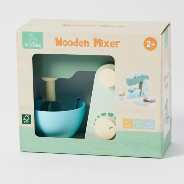 Wooden Kitchen Mixer Play Set - Image 3