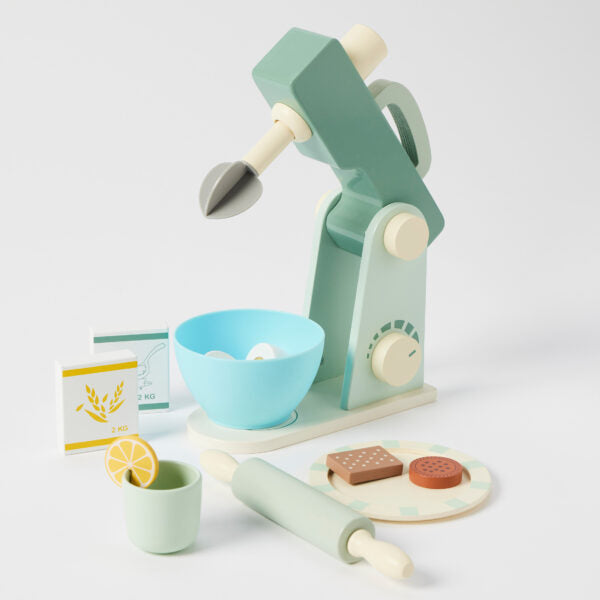 Wooden Kitchen Mixer Play Set - Image 4
